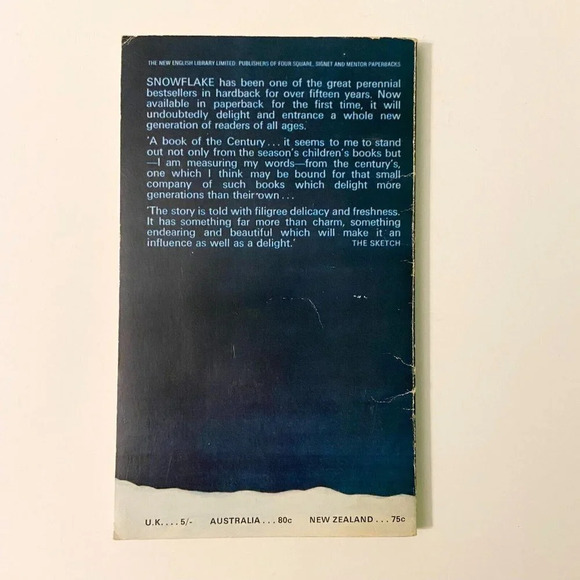 Vintage 1968  Snowflake by Paul Gallico Paperback Book NEL Edition - Picture 2 of 11